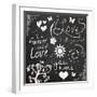 Love Chalk-Lauren Gibbons-Framed Art Print