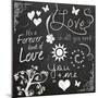 Love Chalk-Lauren Gibbons-Mounted Art Print