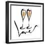 Love  Champagne-OnRei-Framed Premium Giclee Print