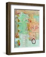 Love Circle Abstract-Blenda Tyvoll-Framed Art Print