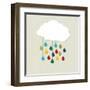 Love Cloud-hirs-Framed Art Print