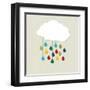 Love Cloud-hirs-Framed Art Print