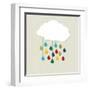 Love Cloud-hirs-Framed Art Print
