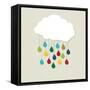 Love Cloud-hirs-Framed Stretched Canvas