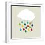 Love Cloud-hirs-Framed Art Print