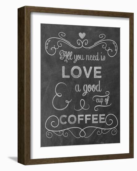 Love Coffee-Erin Clark-Framed Giclee Print