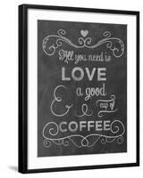 Love Coffee-Erin Clark-Framed Giclee Print