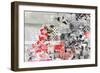 Love Collage, 2016 (Collage on Canvas)-Teis Albers-Framed Giclee Print