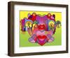 Love Color Heart-Howie Green-Framed Giclee Print