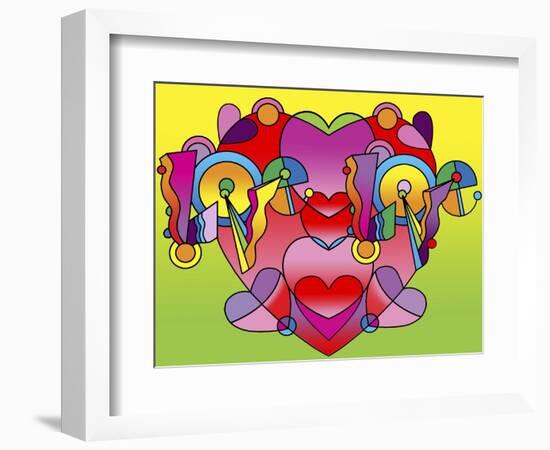 Love Color Heart-Howie Green-Framed Giclee Print