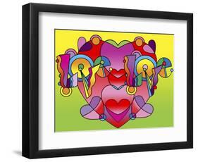 Love Color Heart-Howie Green-Framed Premium Giclee Print