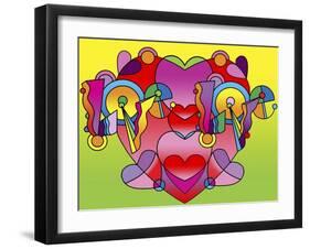 Love Color Heart-Howie Green-Framed Giclee Print