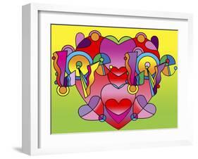 Love Color Heart-Howie Green-Framed Giclee Print