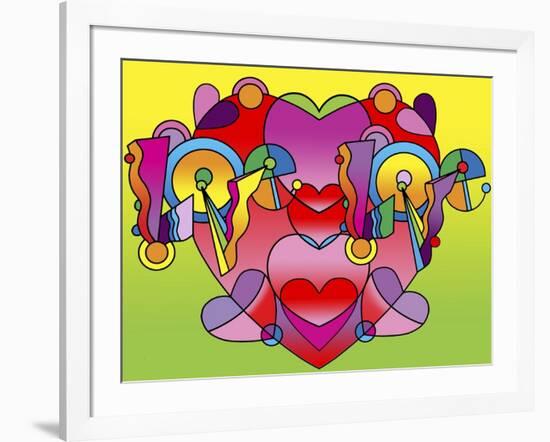 Love Color Heart-Howie Green-Framed Giclee Print