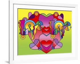 Love Color Heart-Howie Green-Framed Giclee Print