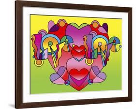 Love Color Heart-Howie Green-Framed Giclee Print