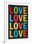 Love Colorful 2 Art-null-Framed Art Print