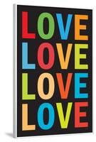 Love Colorful 2 Art-null-Framed Art Print