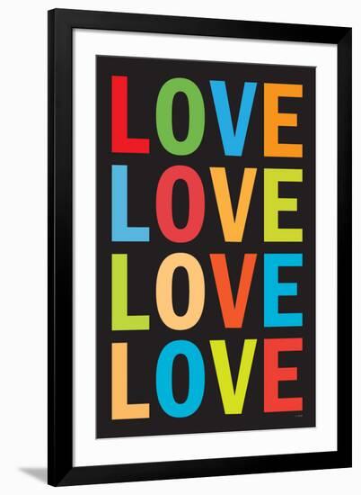 Love Colorful 2 Art-null-Framed Art Print