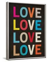 Love (Colorful) Art Poster Print-null-Framed Poster