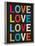 Love (Colorful) Art Poster Print-null-Framed Poster