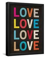 Love (Colorful) Art Poster Print-null-Framed Poster