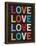 Love (Colorful) Art Poster Print-null-Framed Poster