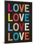 Love (Colorful) Art Poster Print-null-Mounted Poster