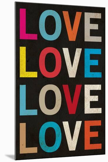 Love (Colorful)-null-Mounted Art Print