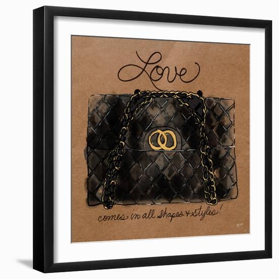 Love Comes in All Shapes-Bella Dos Santos-Framed Art Print