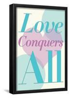 Love Conquers All Romance Poster-null-Framed Poster