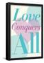 Love Conquers All Romance Poster-null-Framed Poster