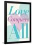 Love Conquers All Romance Poster-null-Framed Poster