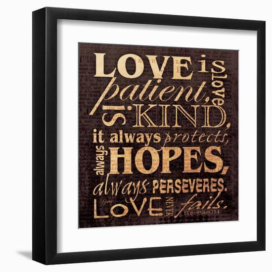 Love Corinthians-Carole Stevens-Framed Art Print