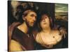 Love Couple, Vor 1520-Altobello Meloni-Stretched Canvas