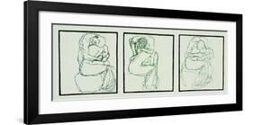 Love Couples, c.1903-Gustav Klimt-Framed Serigraph