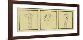 Love Couples, c.1905-Gustav Klimt-Framed Serigraph