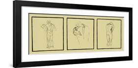 Love Couples, c.1905-Gustav Klimt-Framed Serigraph