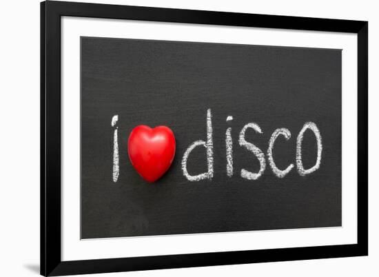 Love Disco-Yury Zap-Framed Art Print