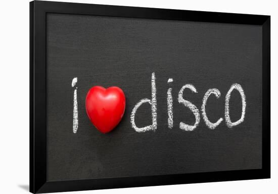 Love Disco-Yury Zap-Framed Art Print