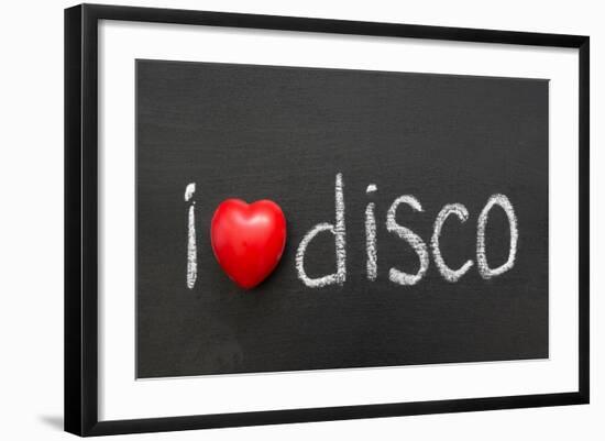 Love Disco-Yury Zap-Framed Art Print