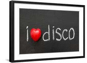 Love Disco-Yury Zap-Framed Art Print