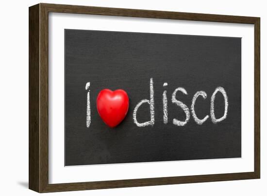 Love Disco-Yury Zap-Framed Art Print