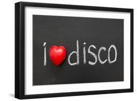 Love Disco-Yury Zap-Framed Art Print