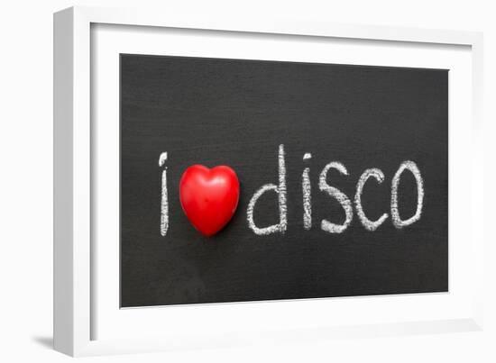 Love Disco-Yury Zap-Framed Art Print