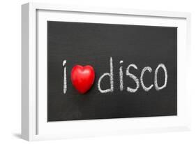 Love Disco-Yury Zap-Framed Art Print