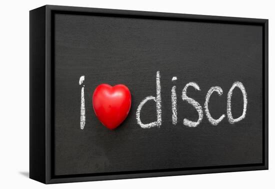 Love Disco-Yury Zap-Framed Stretched Canvas