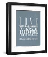 Love Does Not Consist In Gazing At Each Other-null-Framed Giclee Print