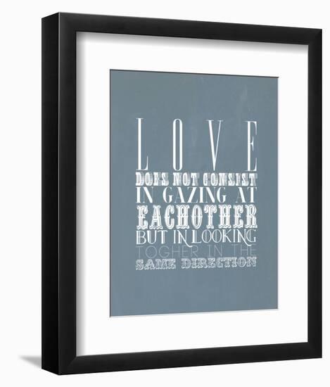 Love Does Not Consist In Gazing At Each Other-null-Framed Giclee Print