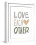 Love Each Other-Molly Mattin-Framed Art Print